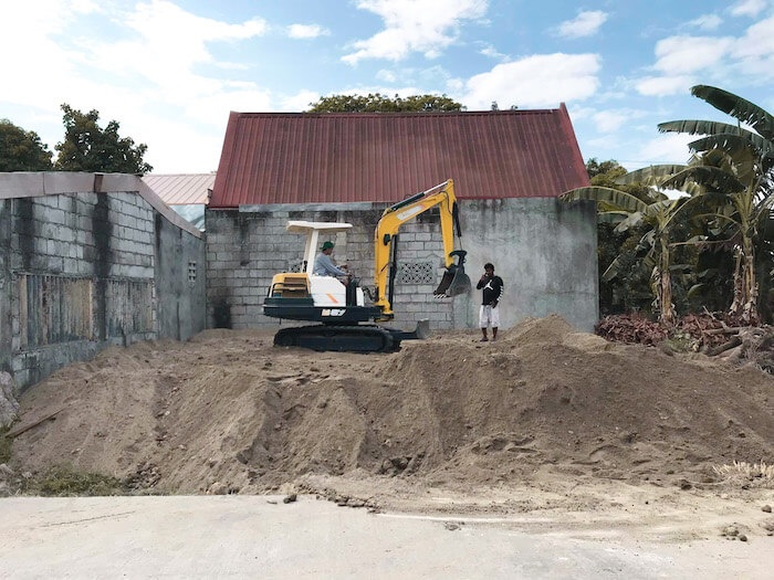 Start of construction of our house