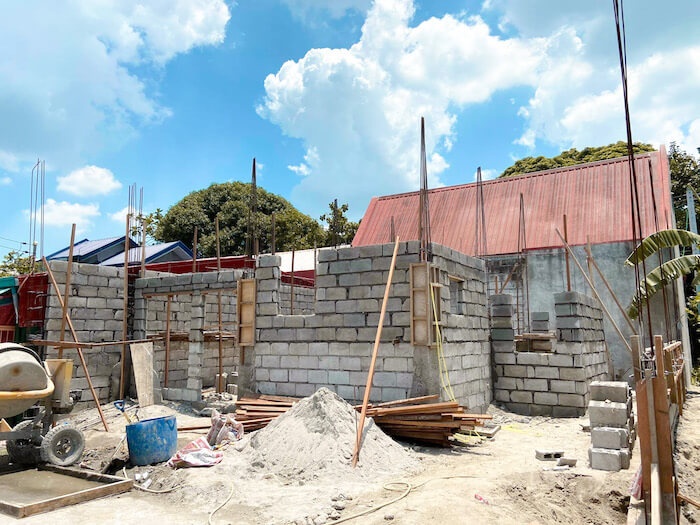 Construction progress of our house