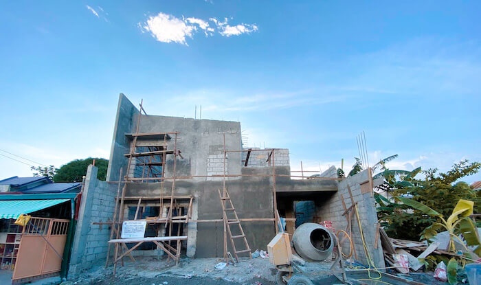 Construction progress of our house