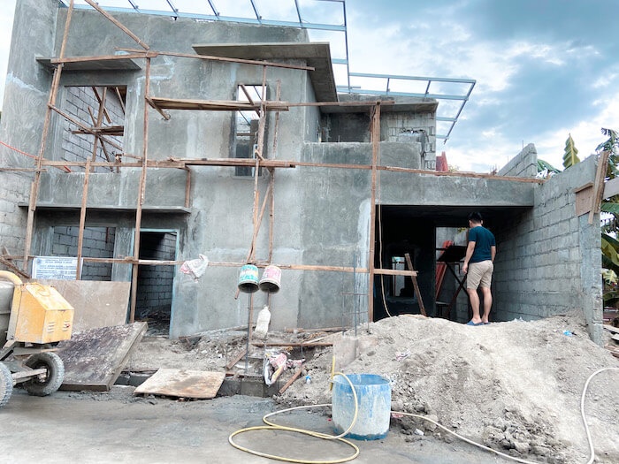 Construction progress of our house