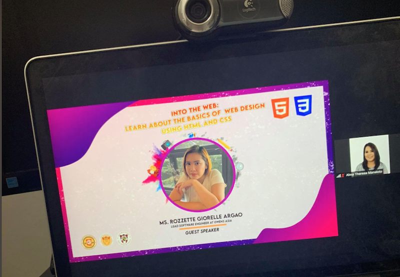 Screenshot of webinar Kwe hosted