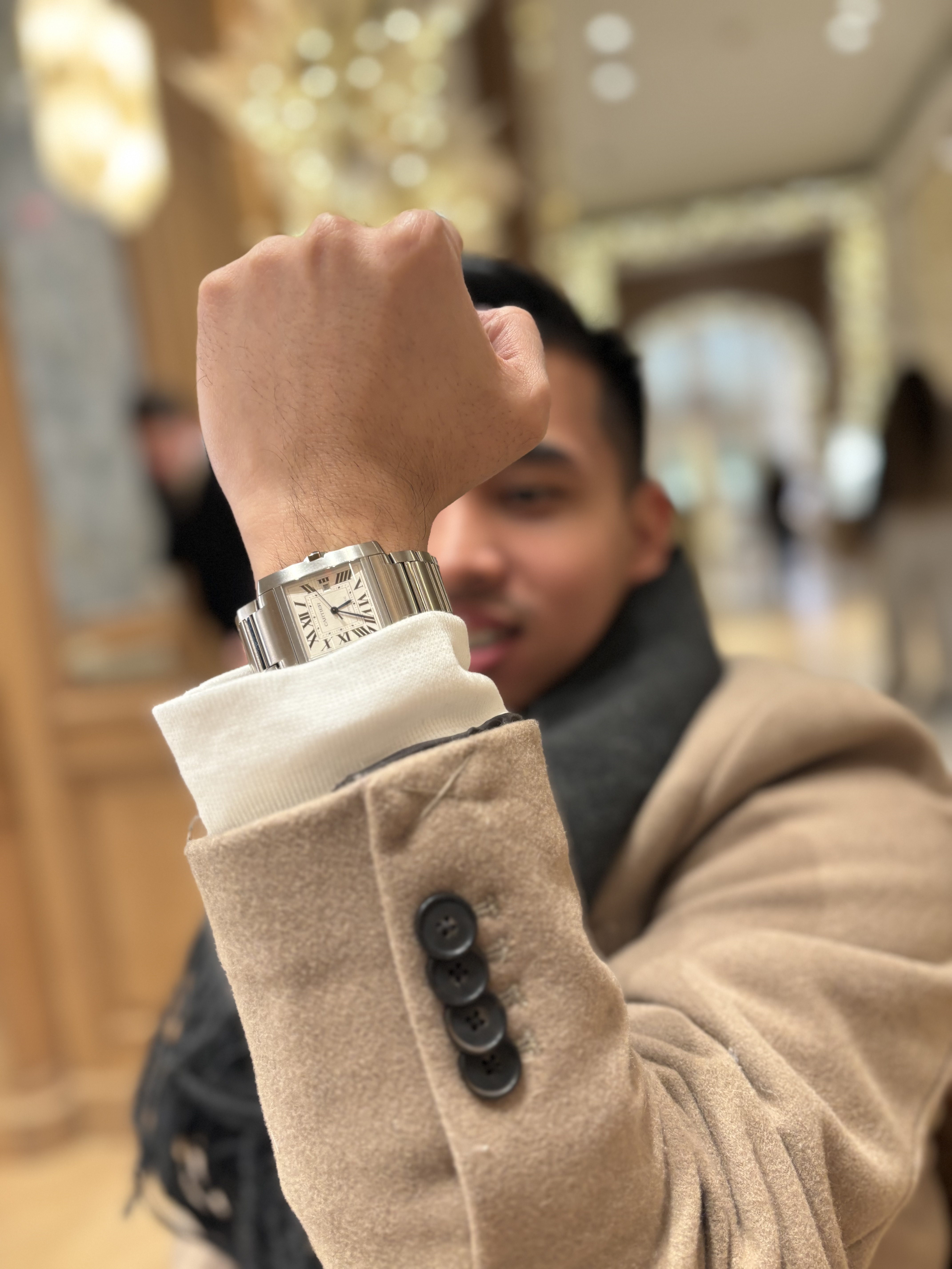 AJ and his first luxury watch