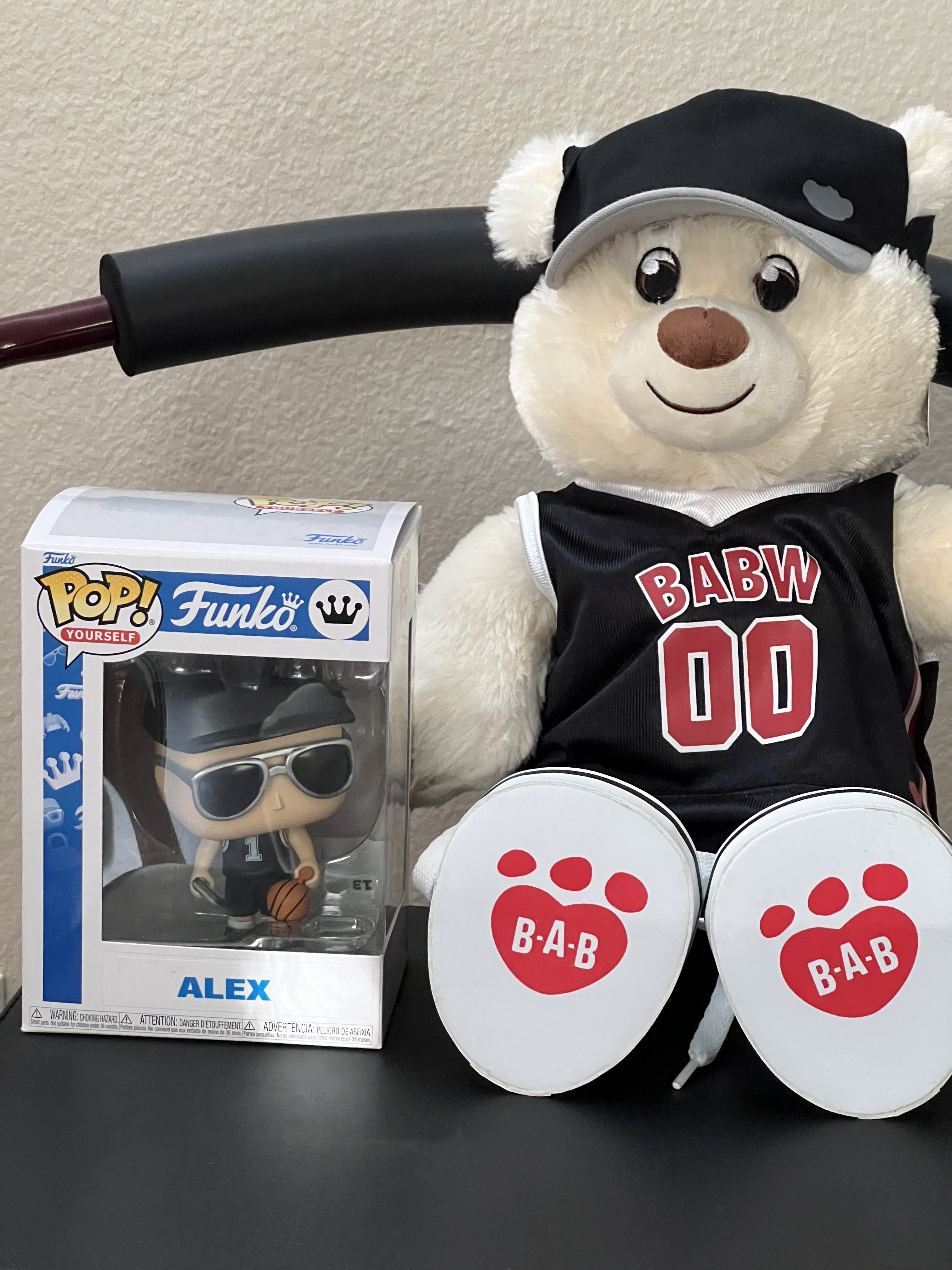 Alex Funko (custom) and Alex III (from build-a-bear)
