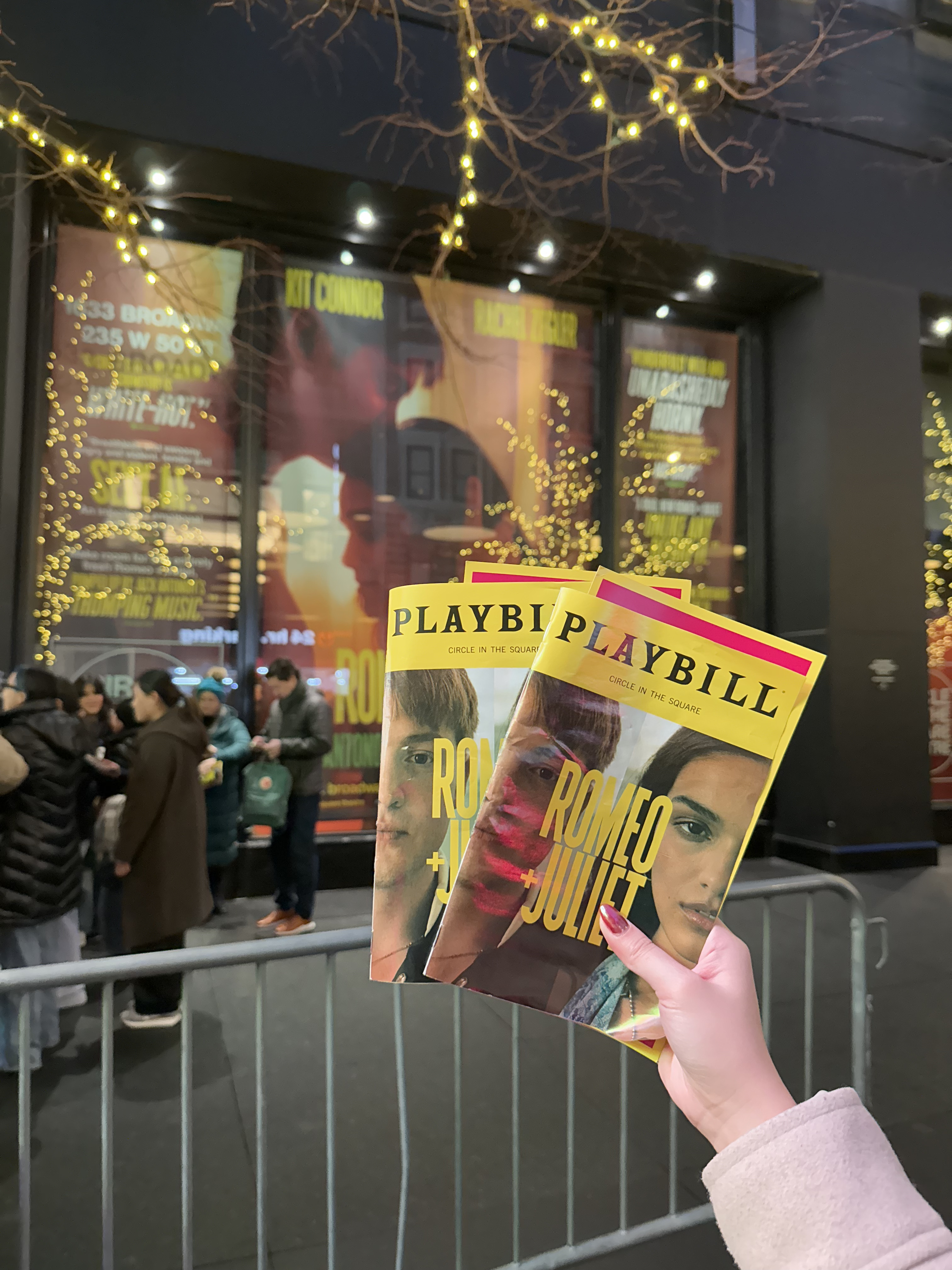 Romeo and Juliet playbill in NYC