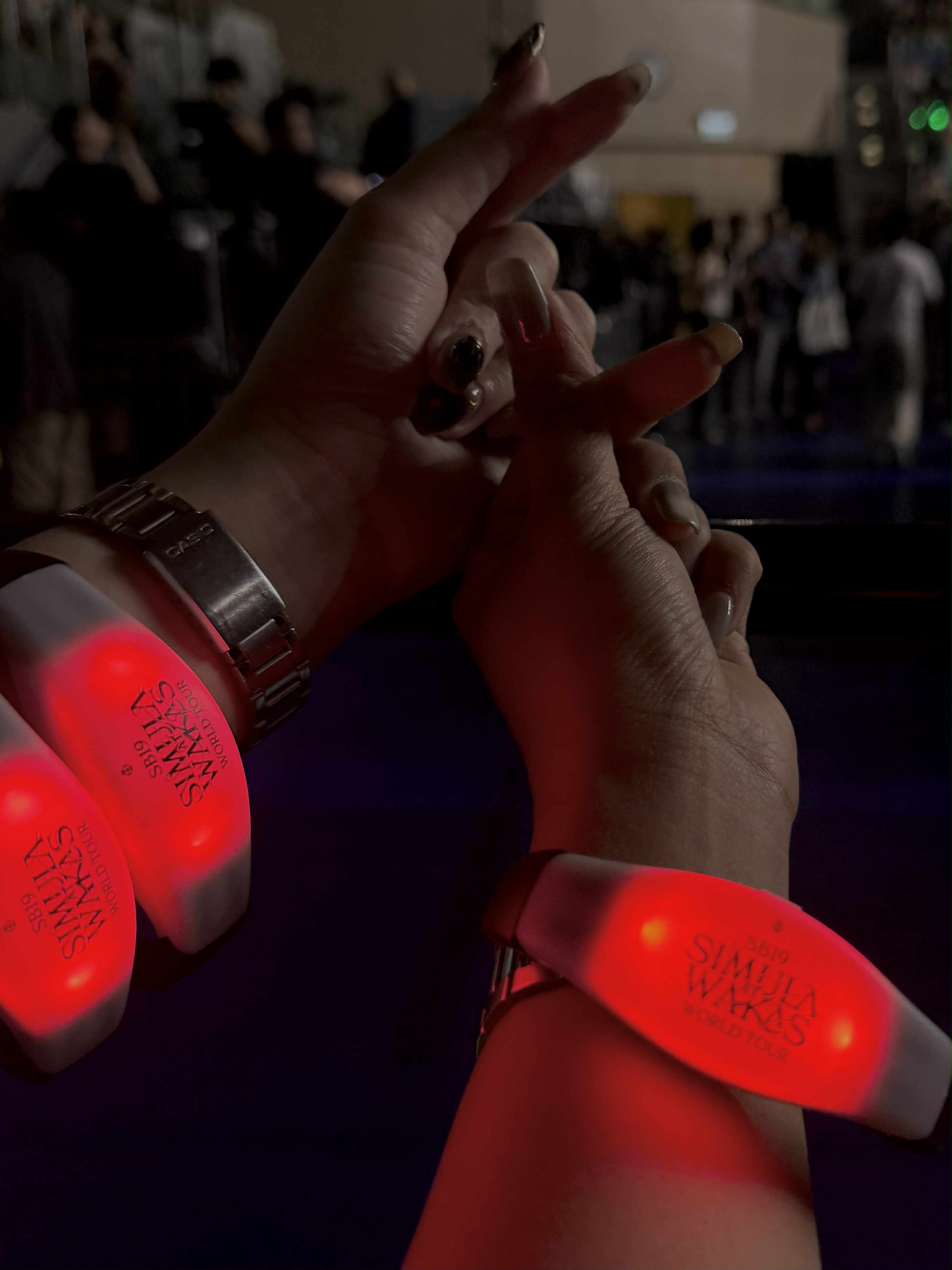 wristbands @ SB19's concert in Hong Kong