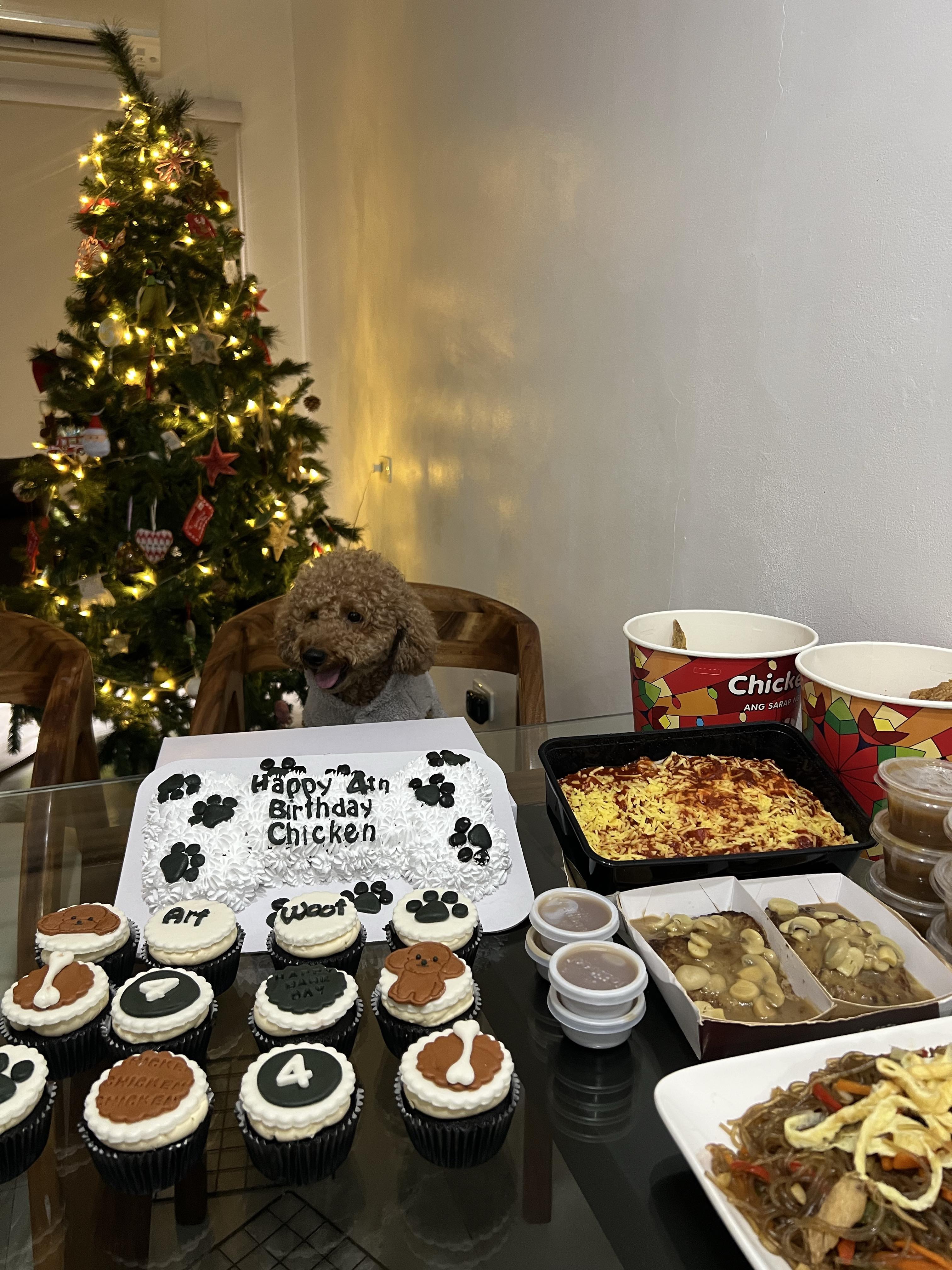 Chicken's 4th birthday