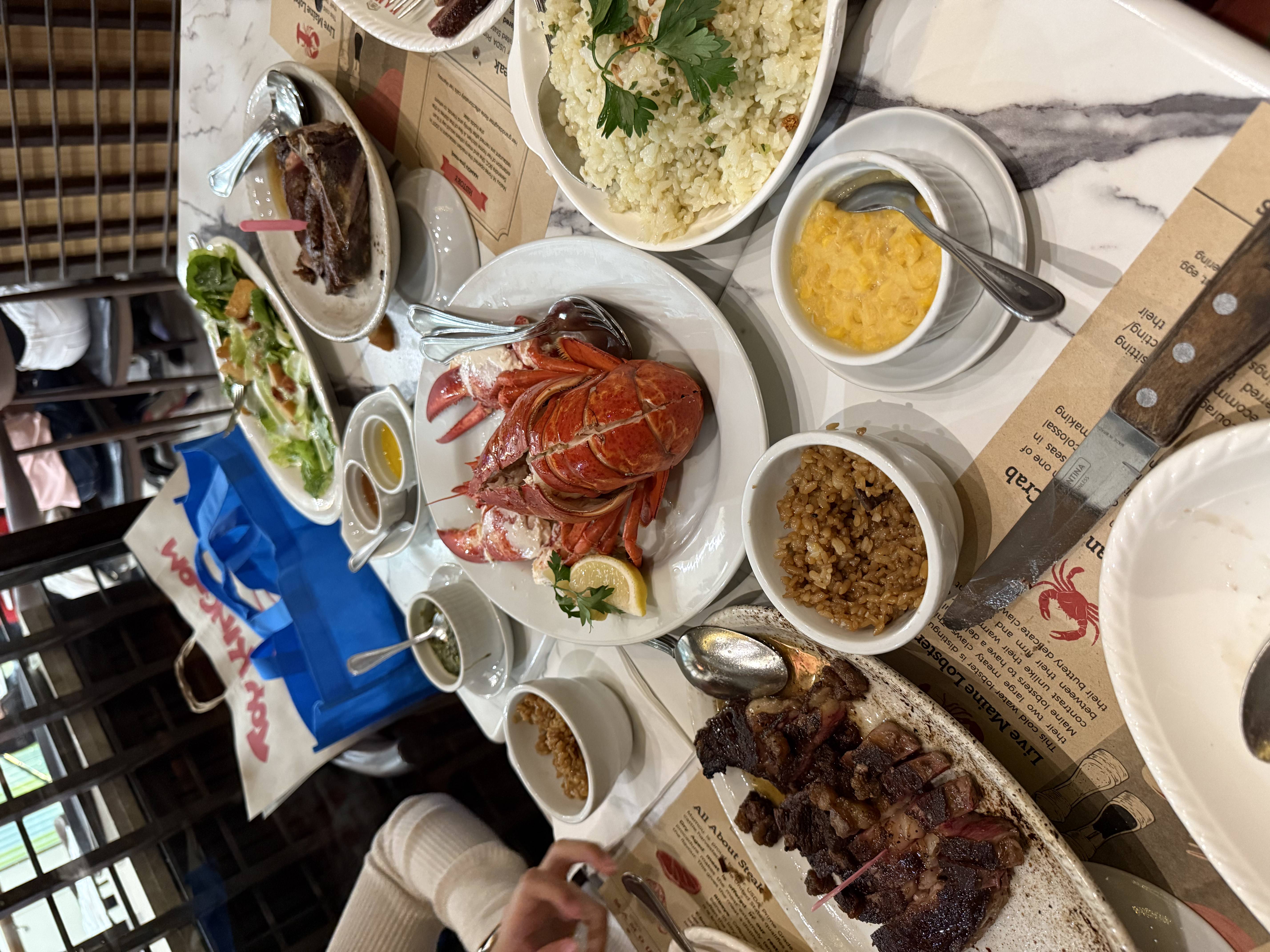 steak and lobster @ mamou