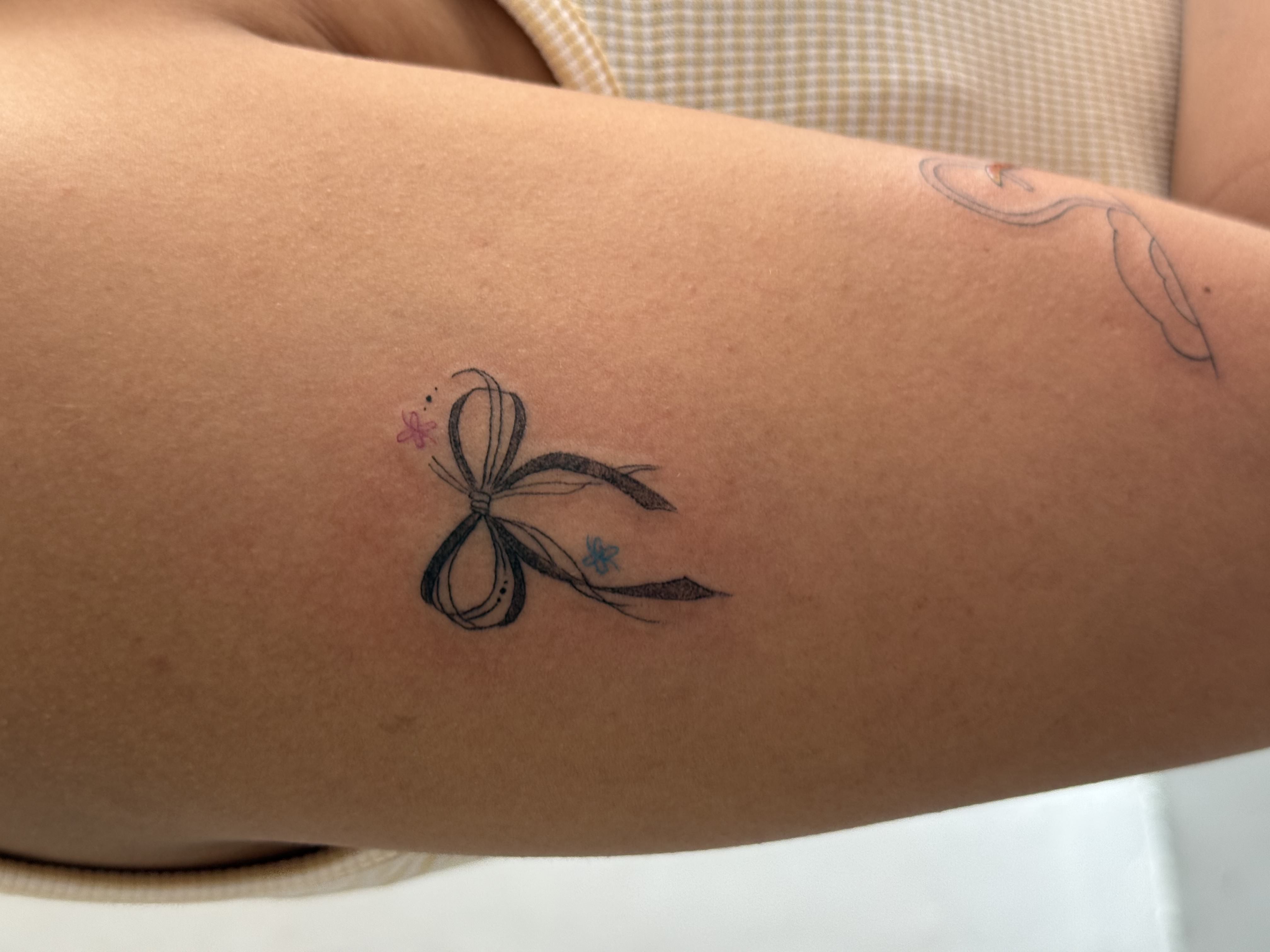 ribbon tattoo