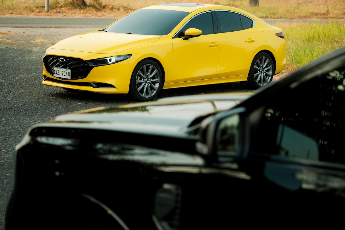 Mazda 3 yellow