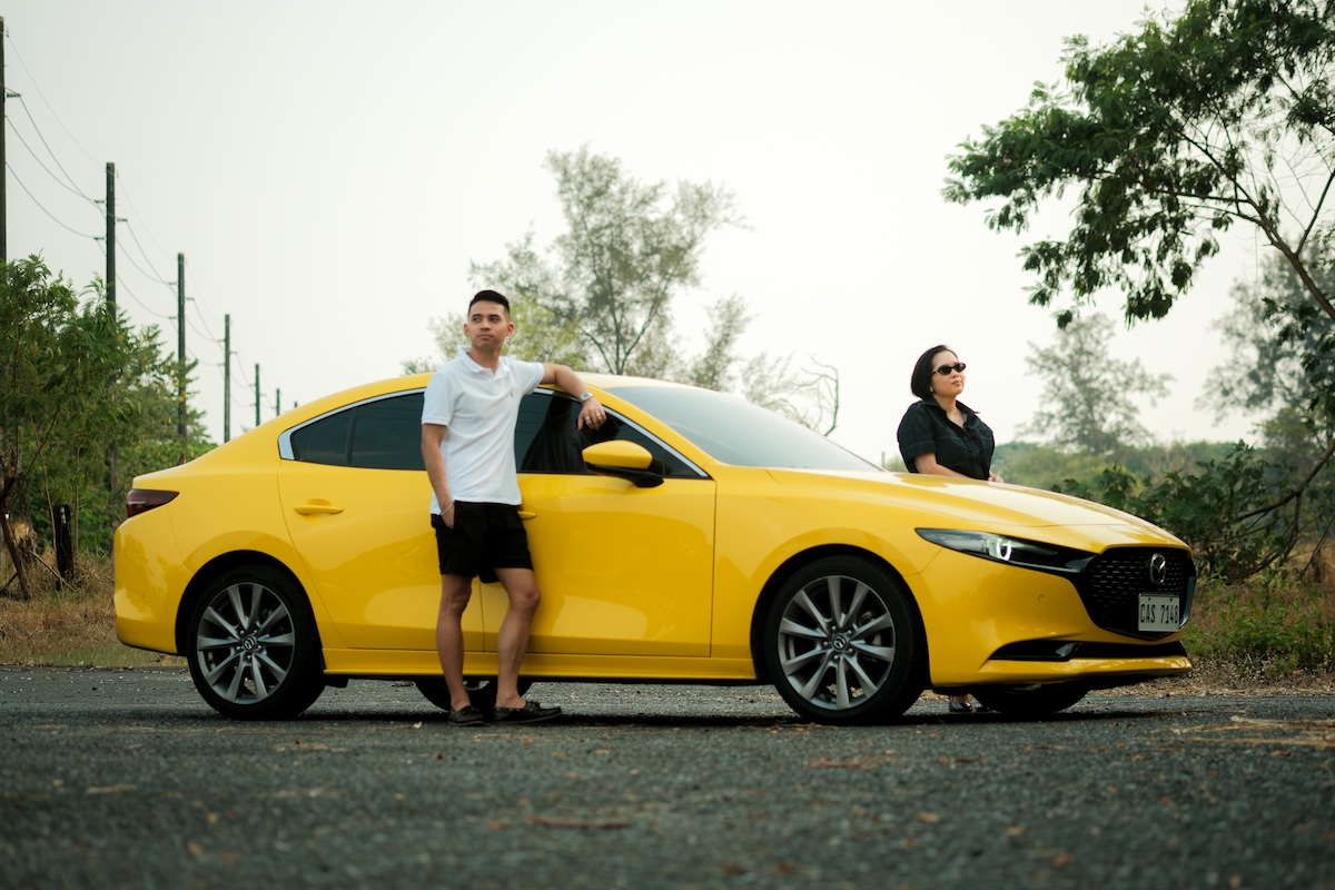 Mazda 3 yellow