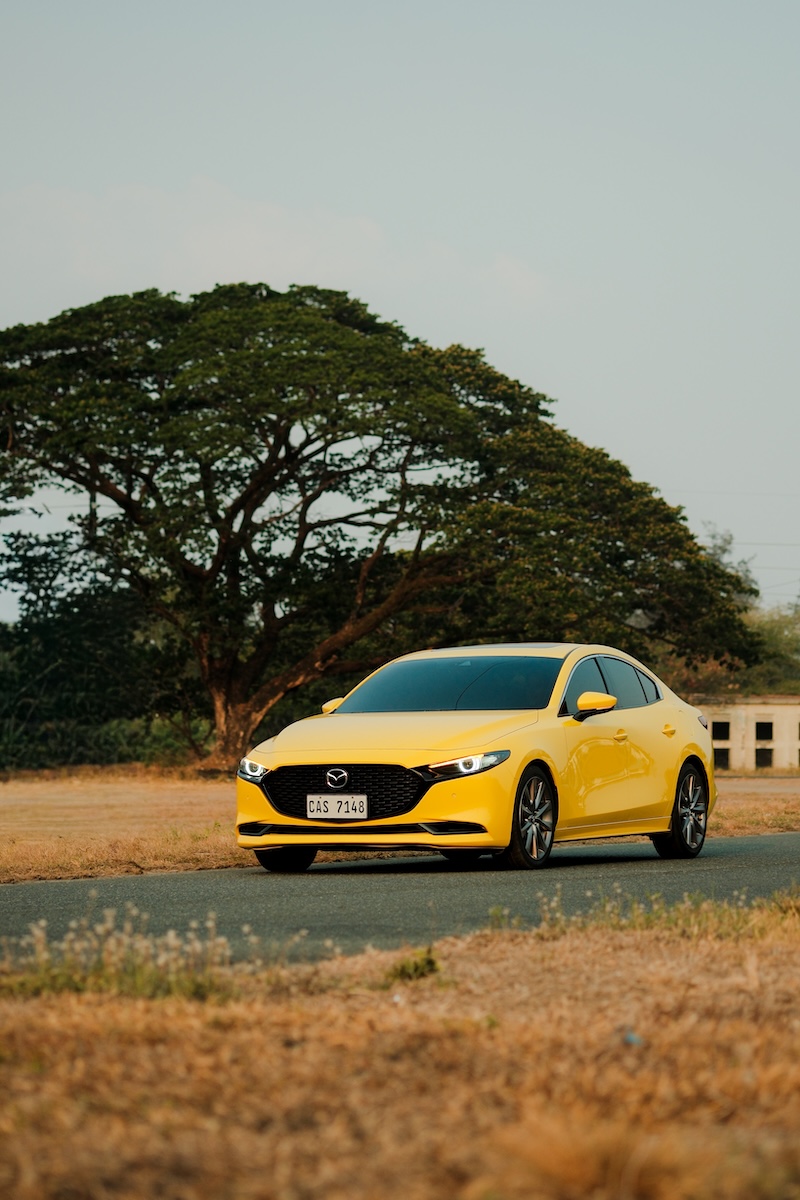 Mazda 3 yellow