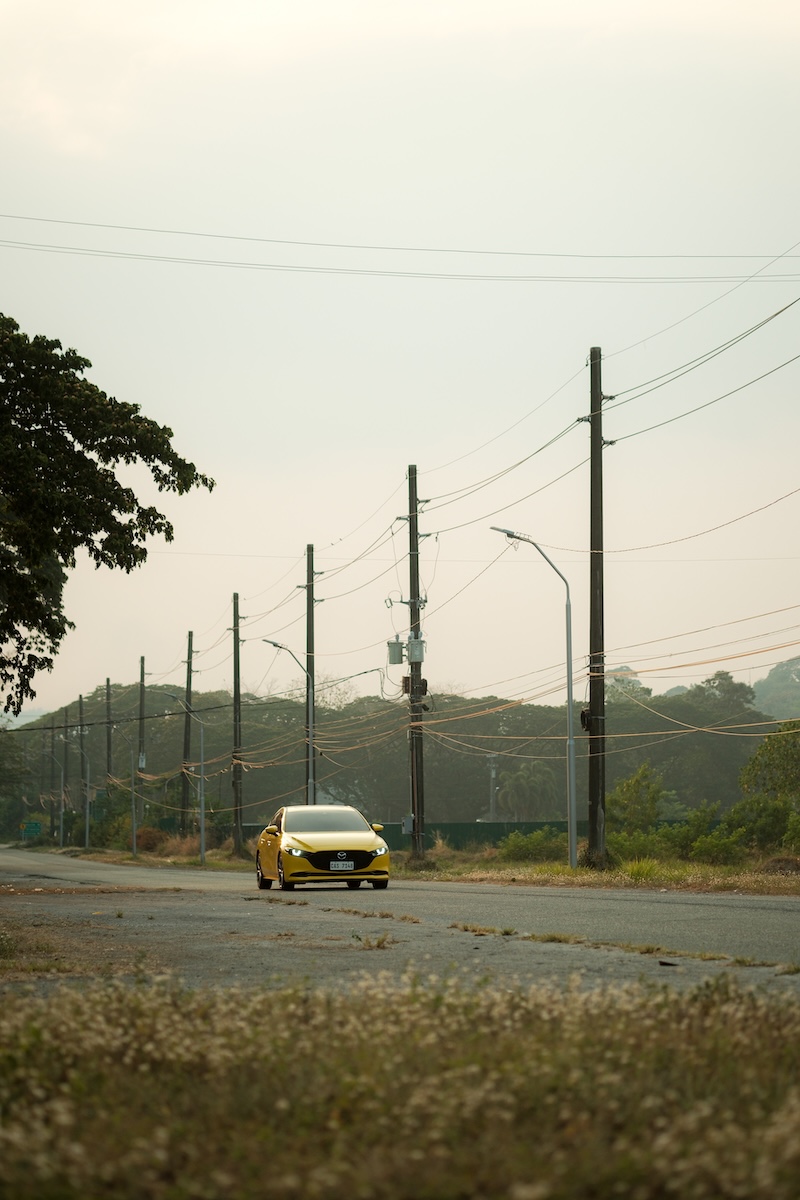 Mazda 3 yellow