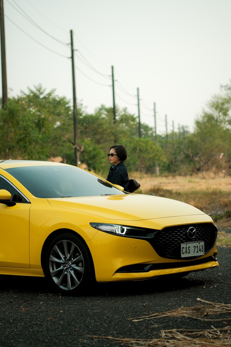 Mazda 3 yellow