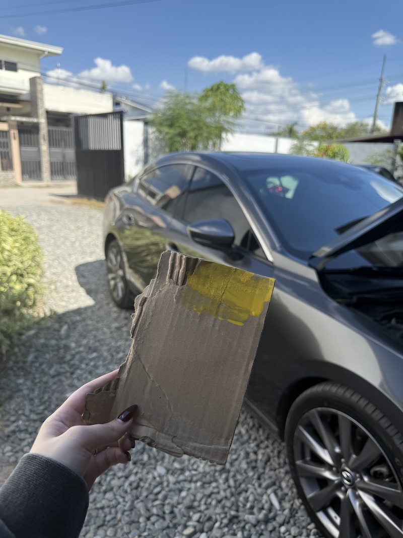 Mazda 3 yellow