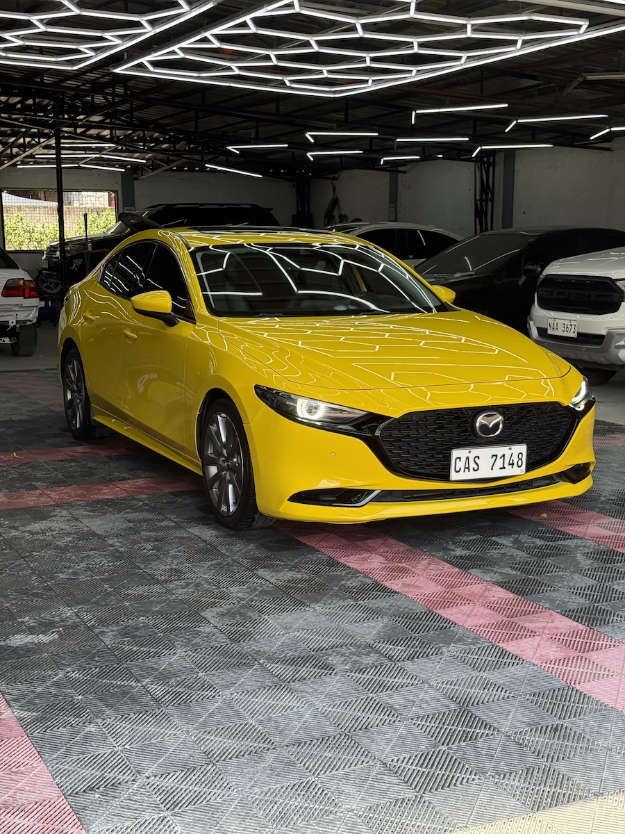Mazda 3 yellow