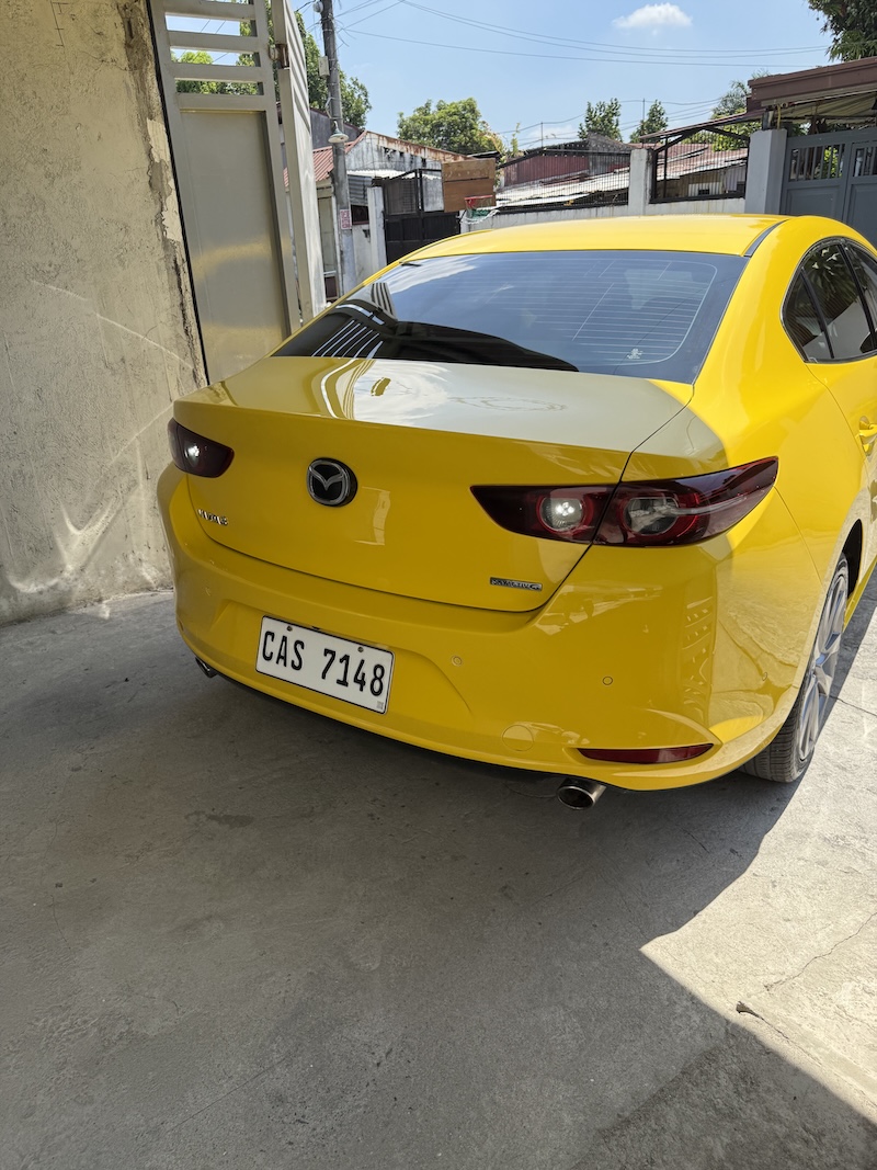 Mazda 3 yellow