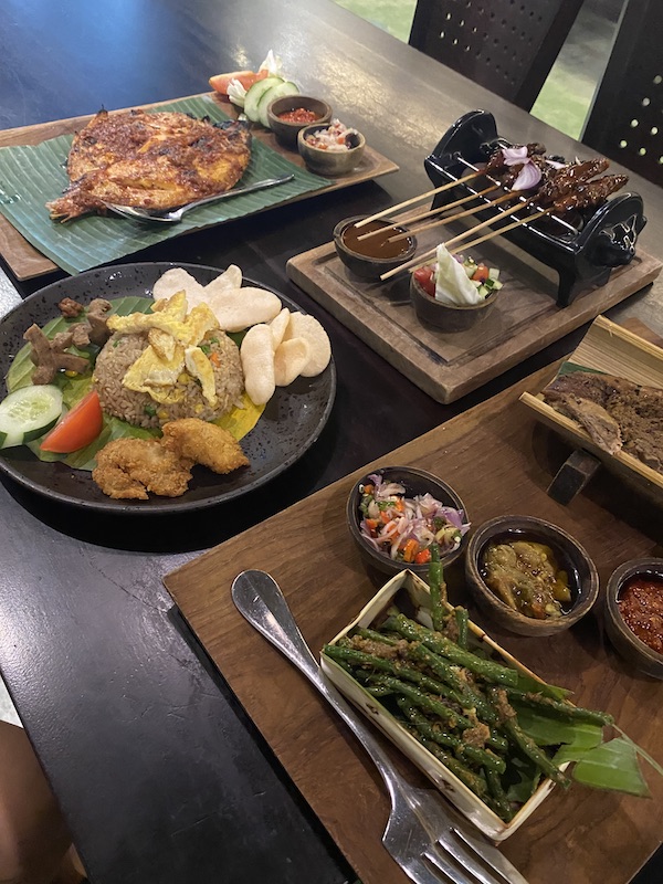 food at Bali Timbungan