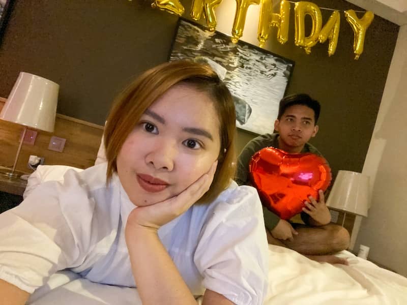 surprise room setup at Escala Tagaytay