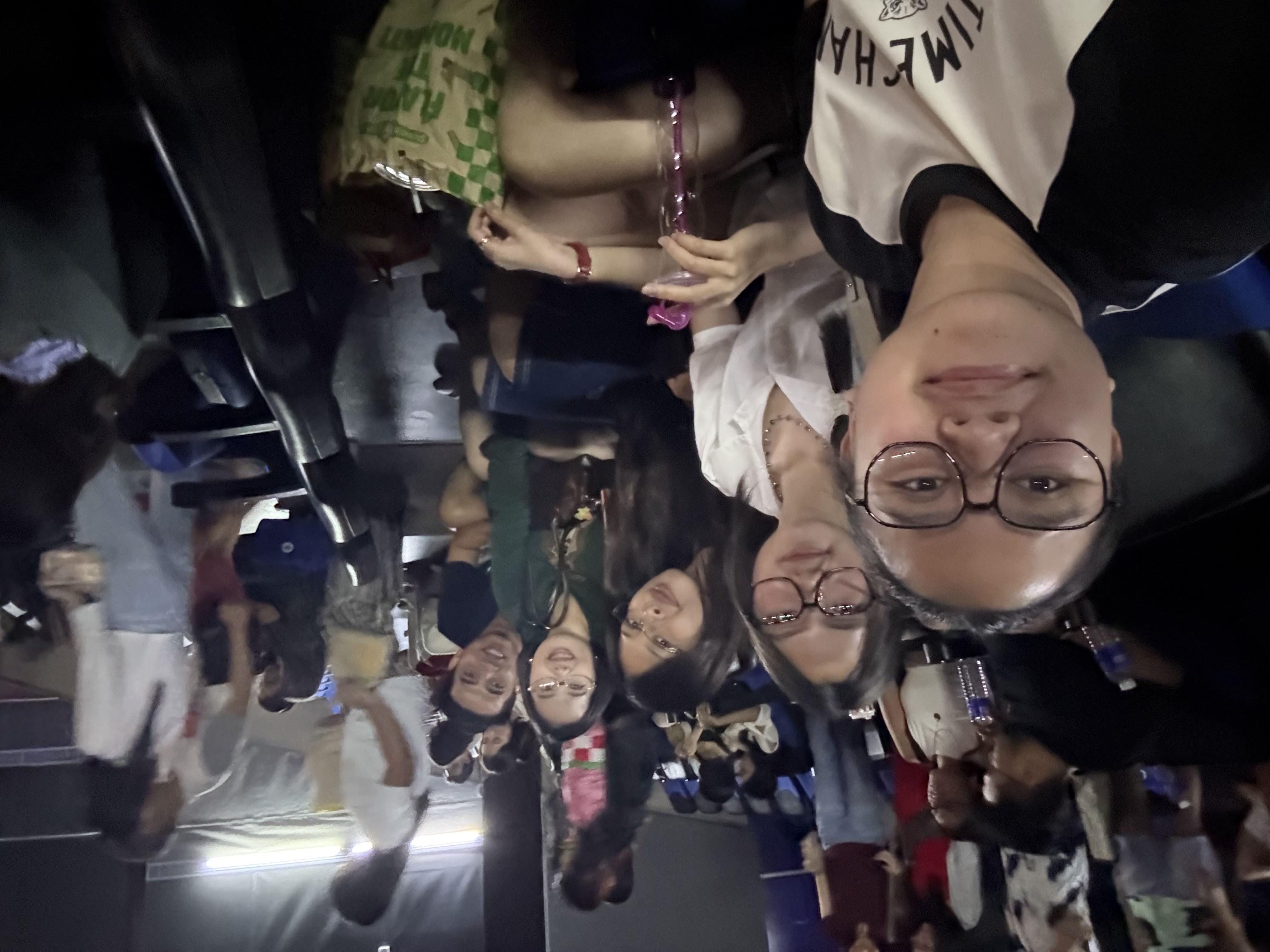 Selfie with cousins in the cinema