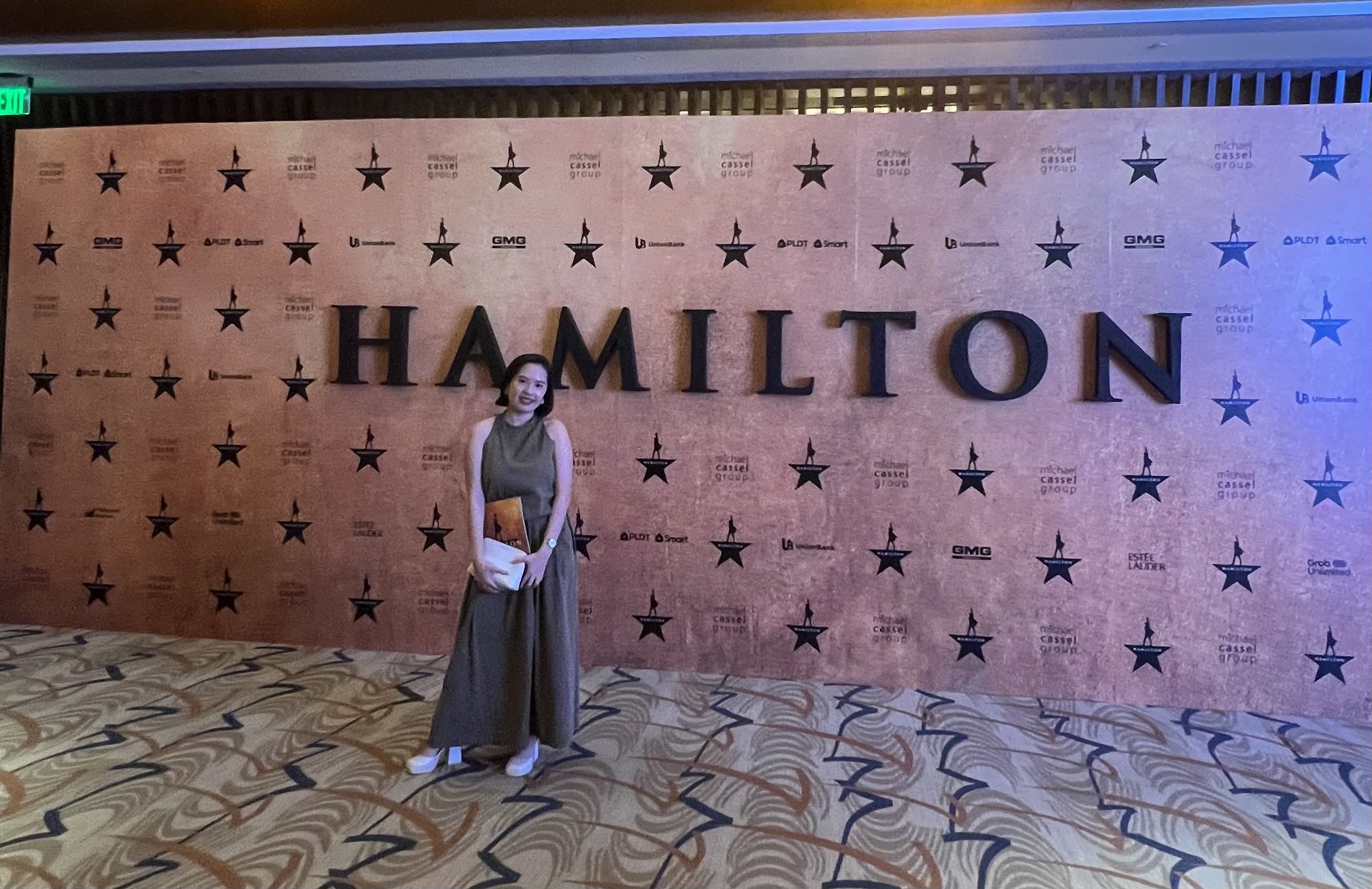Kwe + Hamilton backdrop