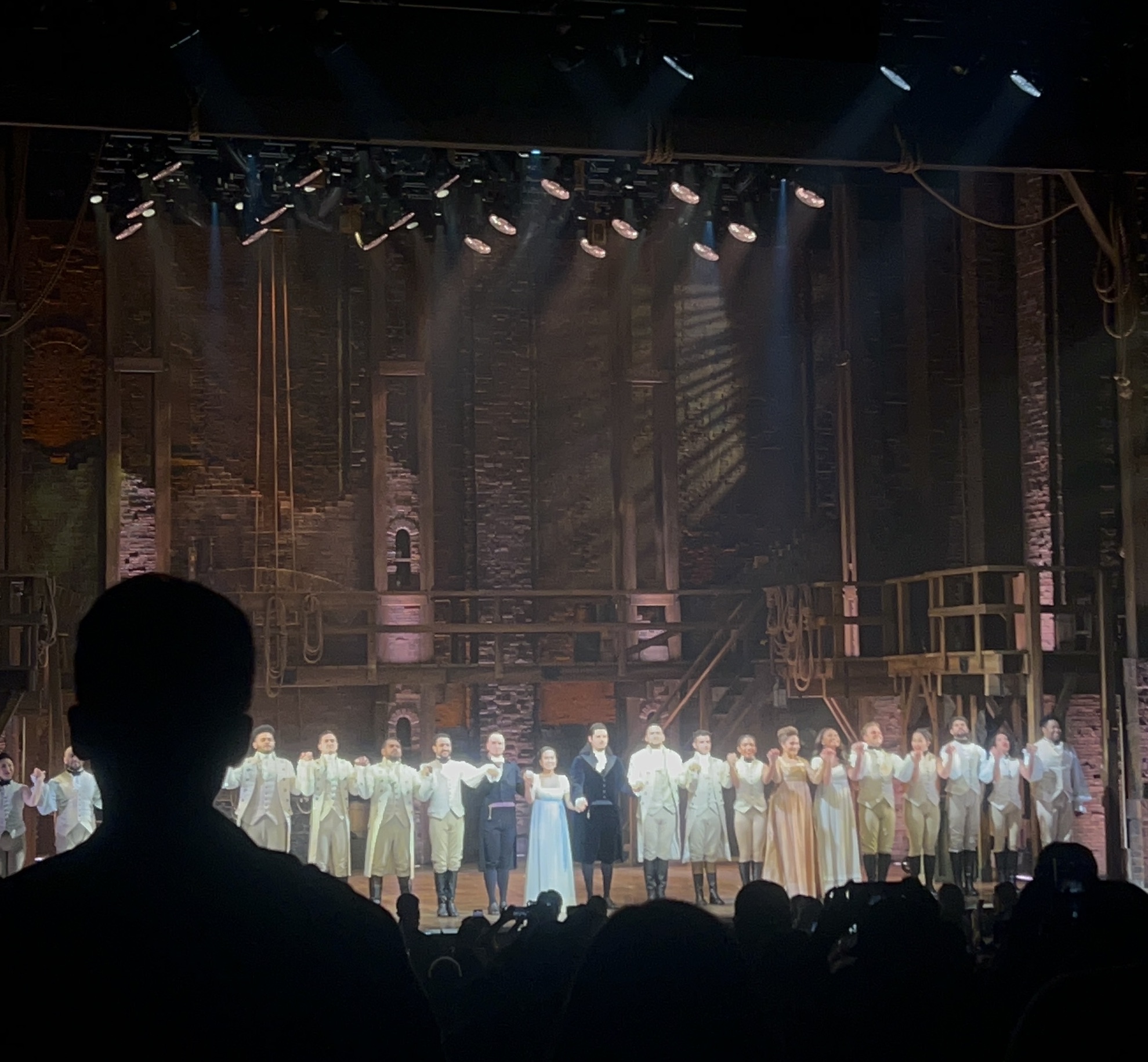 Hamilton the Musical curtain call in the Philippines