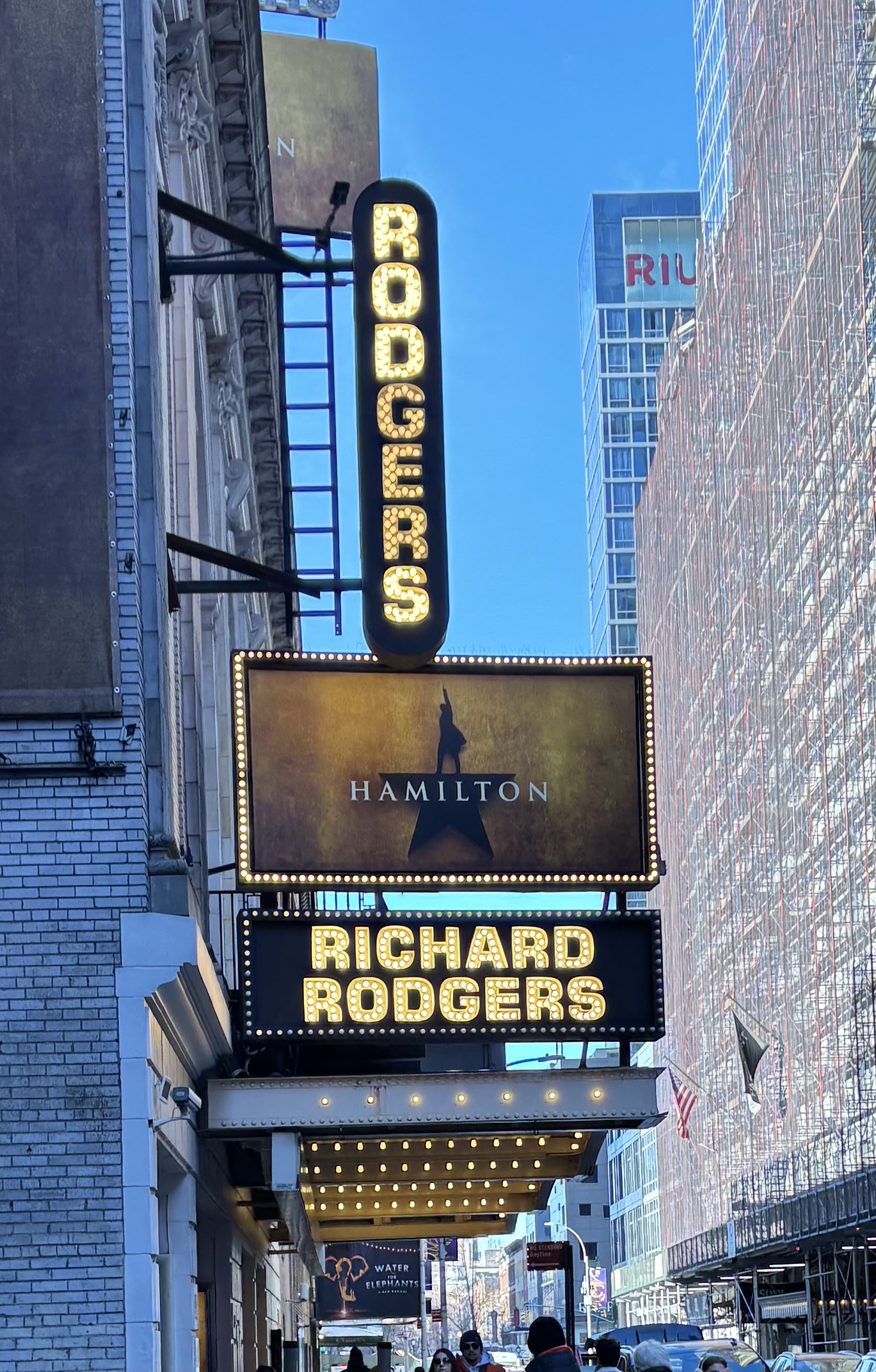  outside Richard Rodgers Theatre
