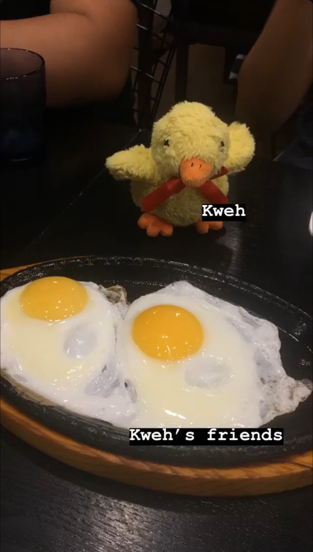 Kweh and eggs