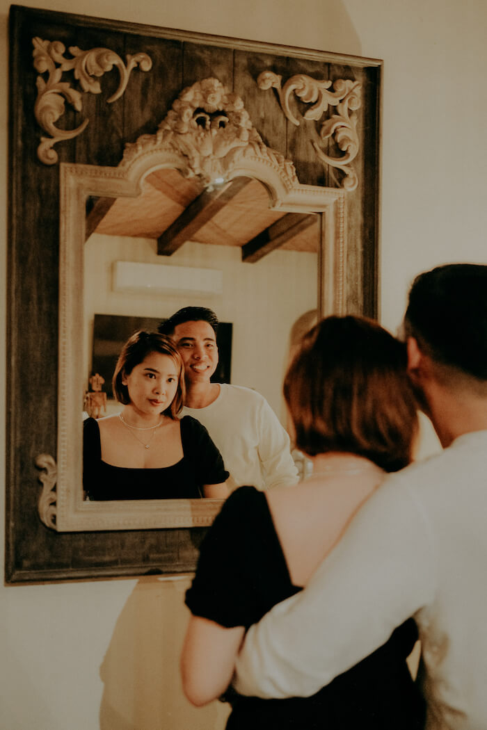 AJ and Kwe post proposal mini shoot