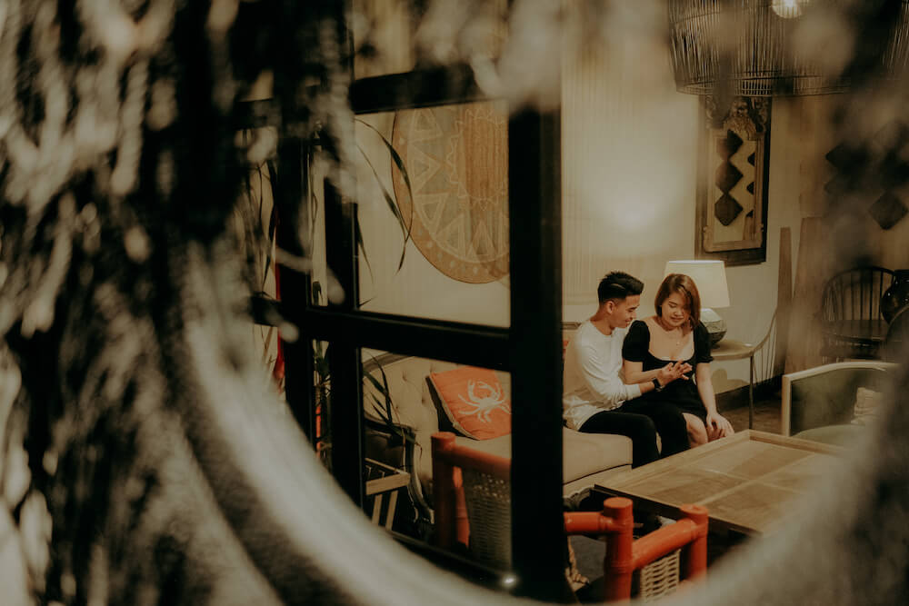 AJ and Kwe post proposal mini shoot