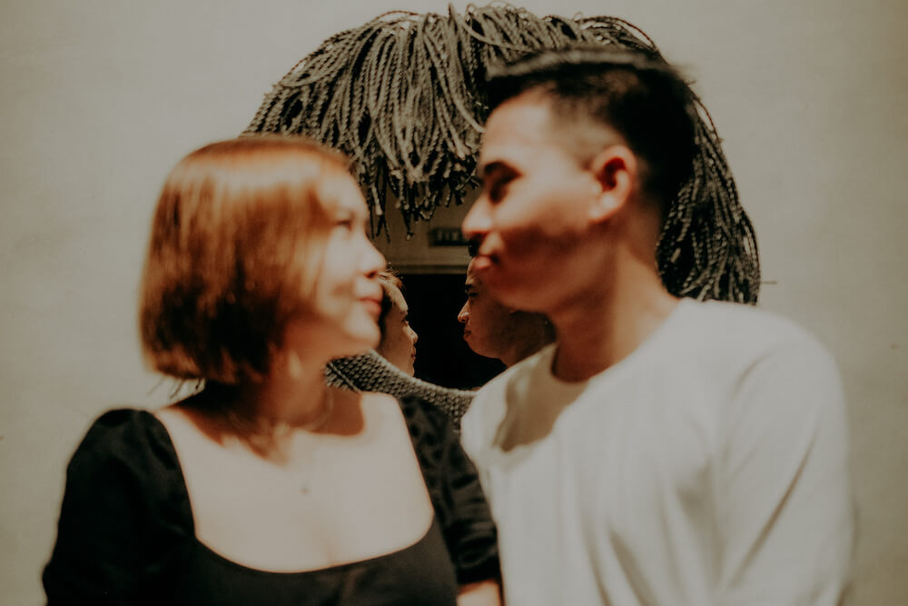 AJ and Kwe post proposal mini shoot