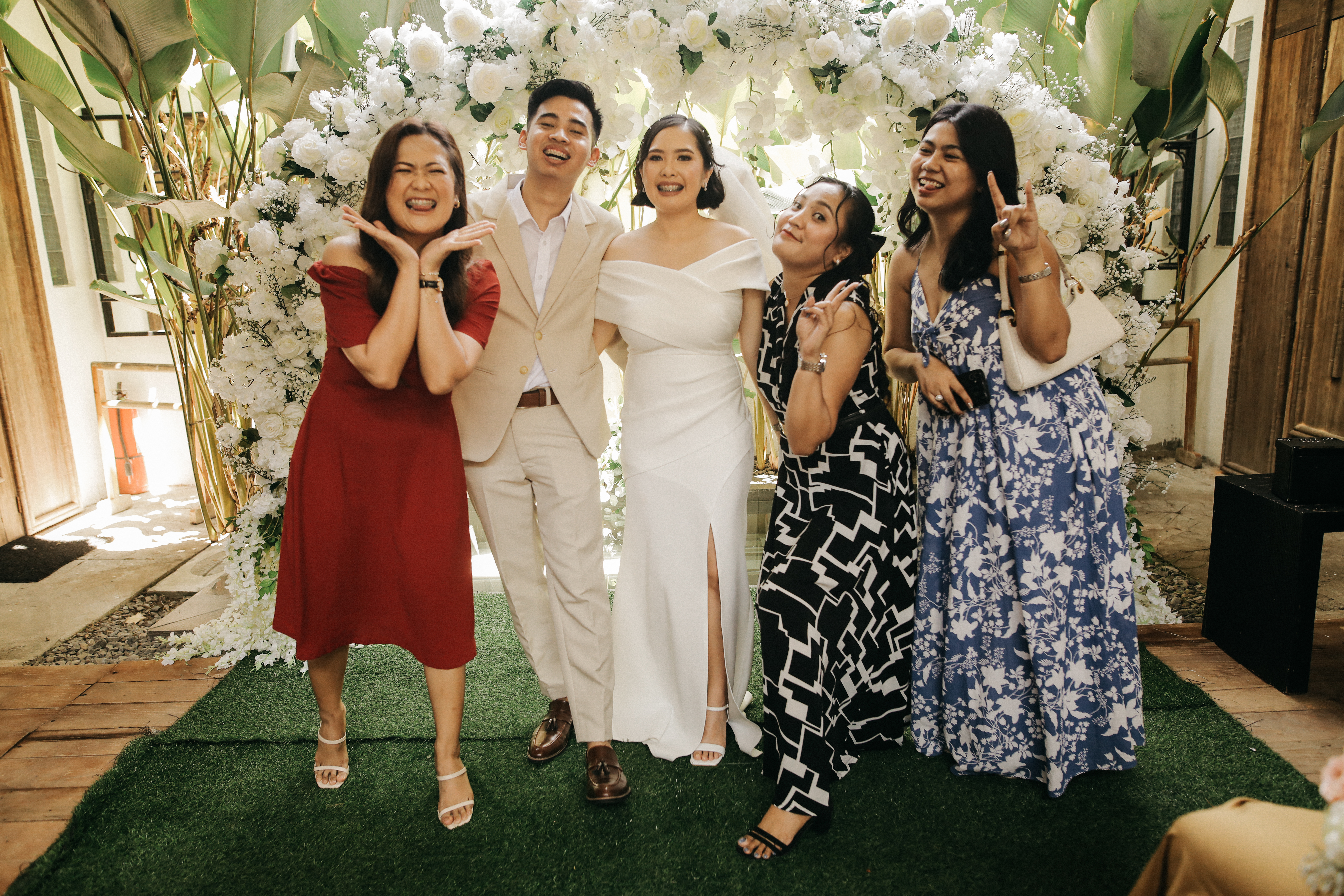 wedding ceremony guests