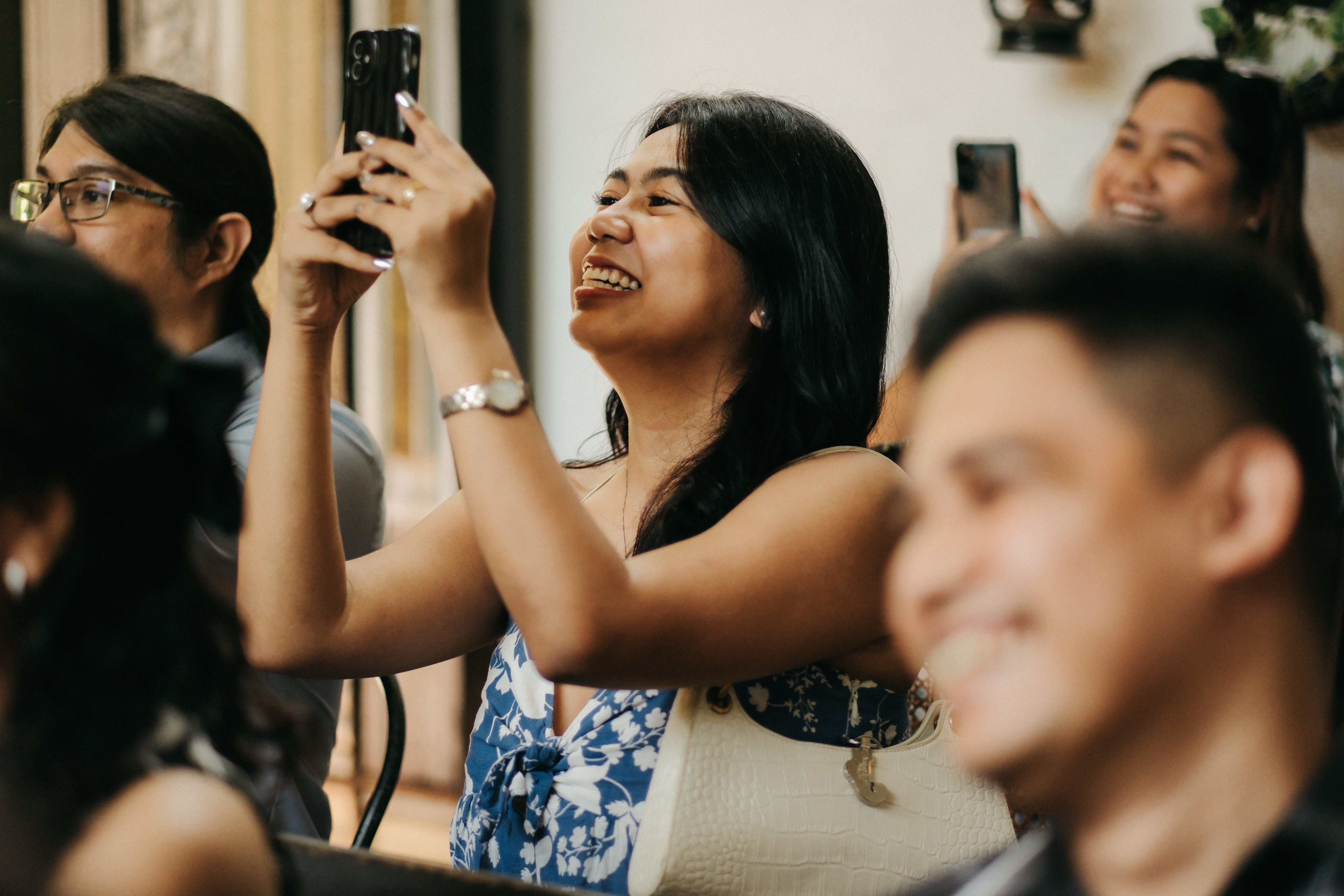 wedding ceremony guests