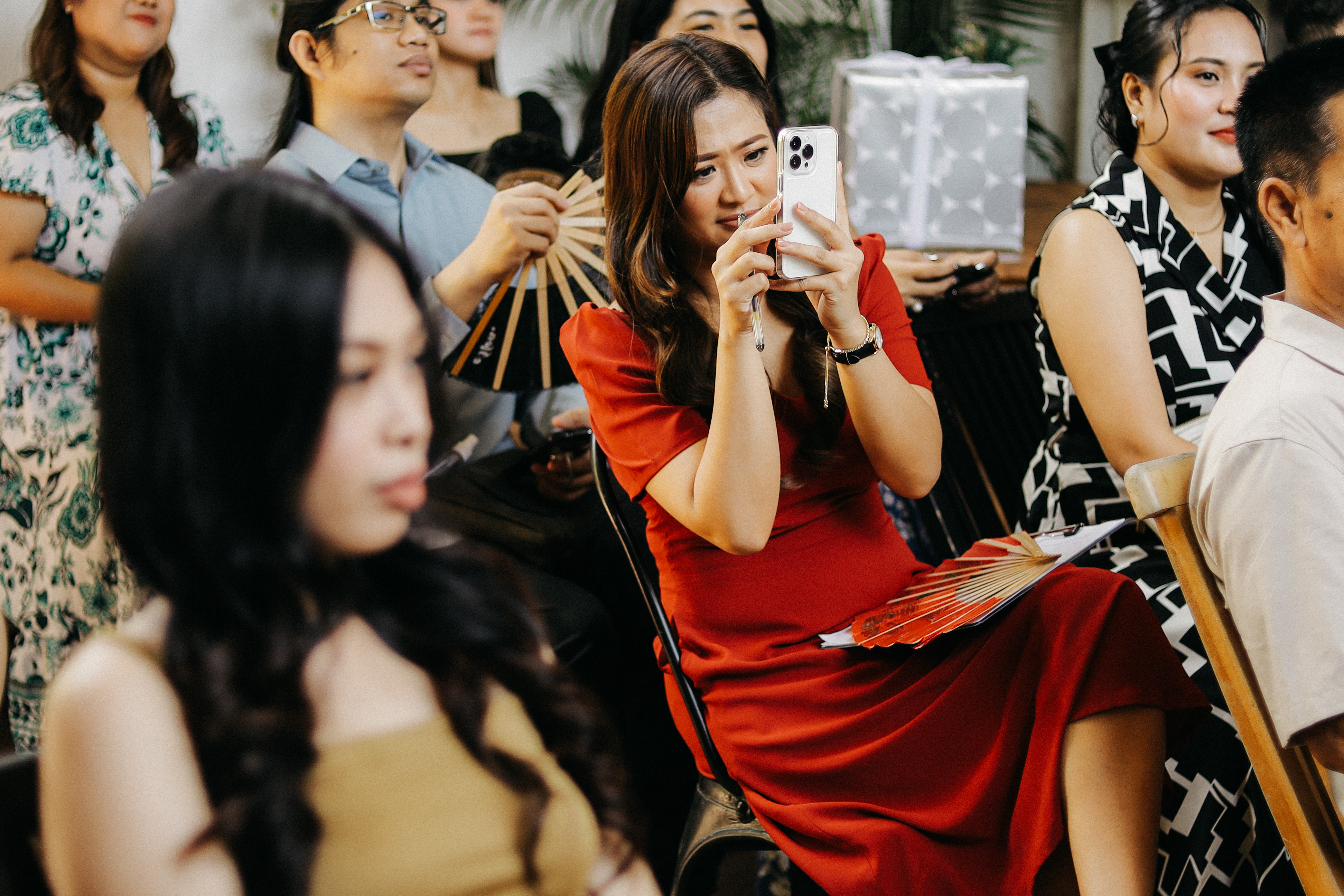wedding ceremony guests